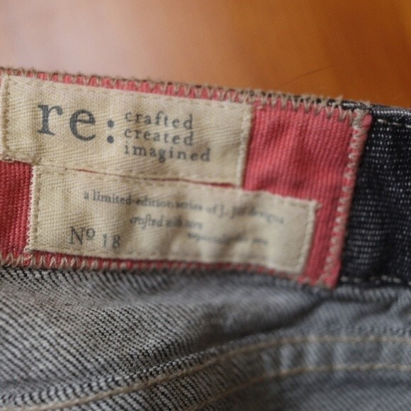 Jjill Re-Done Strawberry Embroidered Jean's Stretch Denim 10 Tall - Picture 8 of 15